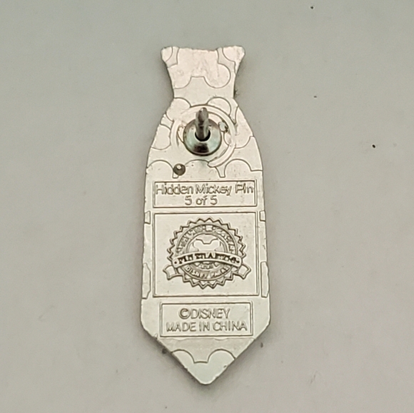 Disney Pin Trading Hades Villain Neckties Hercules Hidden Mickey Pin - Picture 3 of 3